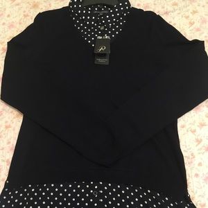 Women's Shirttail Twofer Sweater